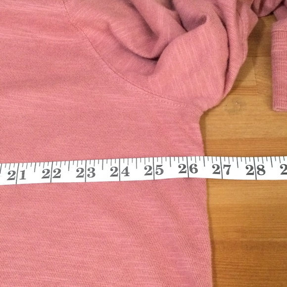 Faherty Men’s Slub Cotton 1/4 Zip Summer Red Sweater Size XXL - Picture 7 of 10